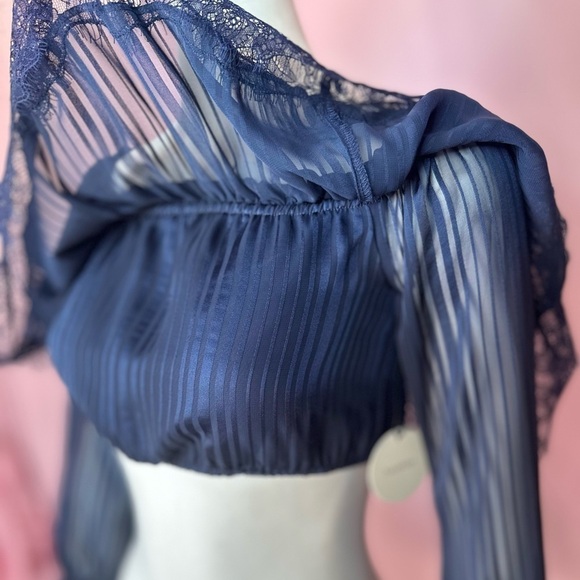 🅽🅴🆆 Tularosa Annie Crop Top in Iris Blue, women's size XS - Picture 11 of 17